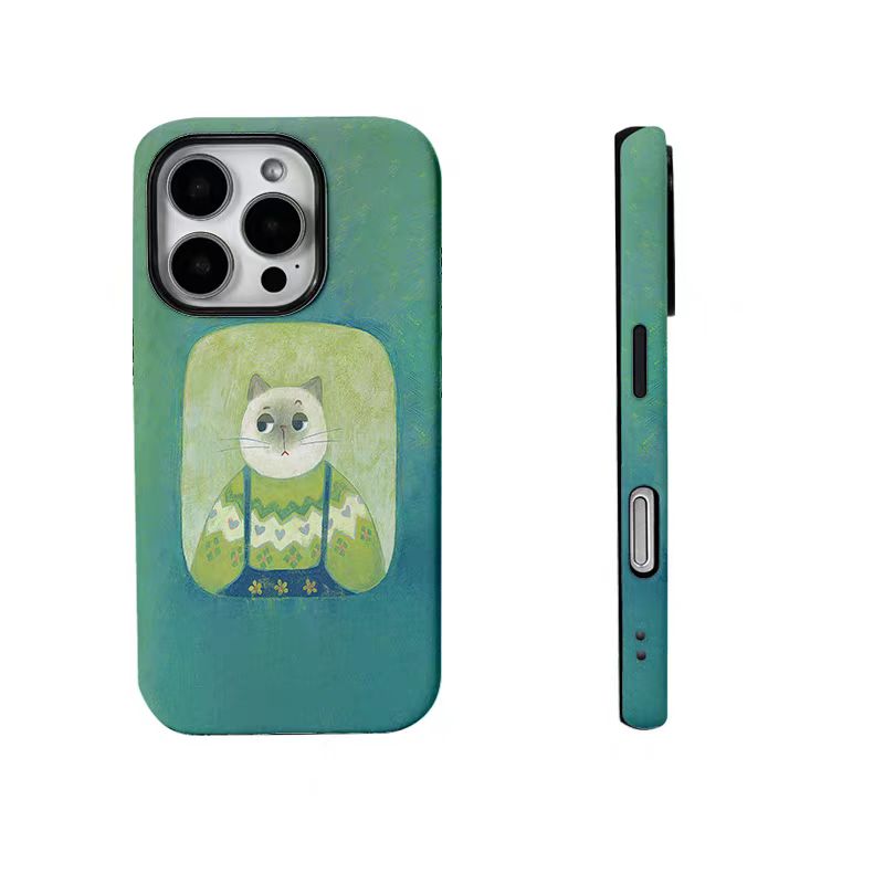 Shockproof Cute Cartoon Phone Case for iPhone 16/15/14