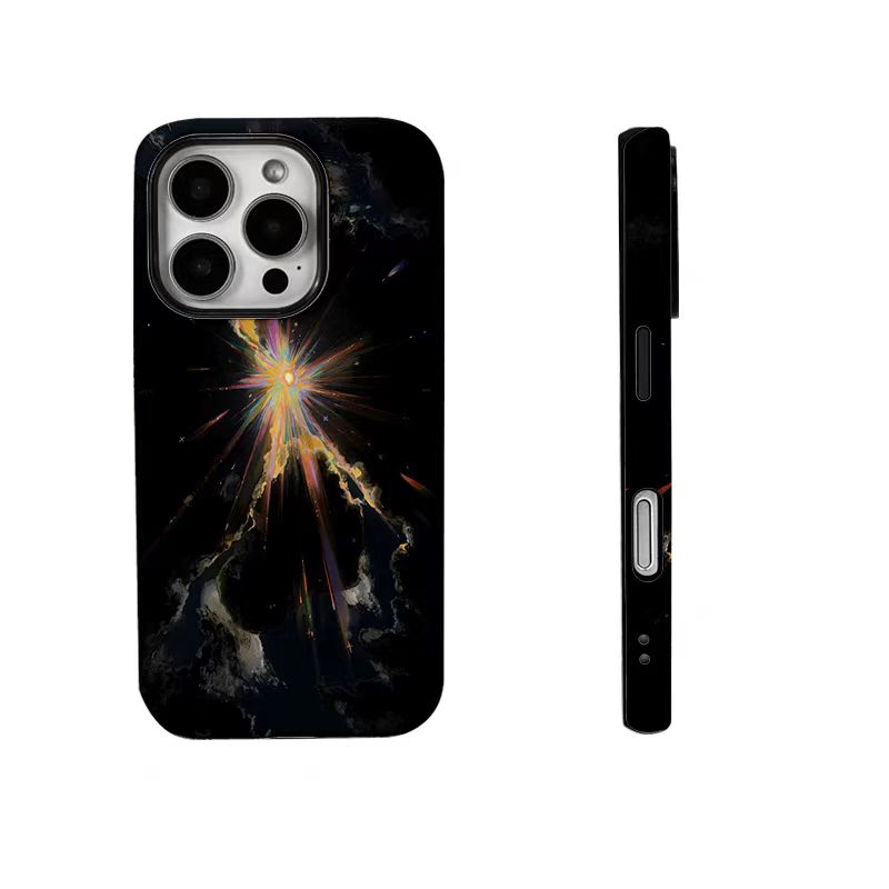 Shockproof oil painting style Phone Case for iPhone 16/15