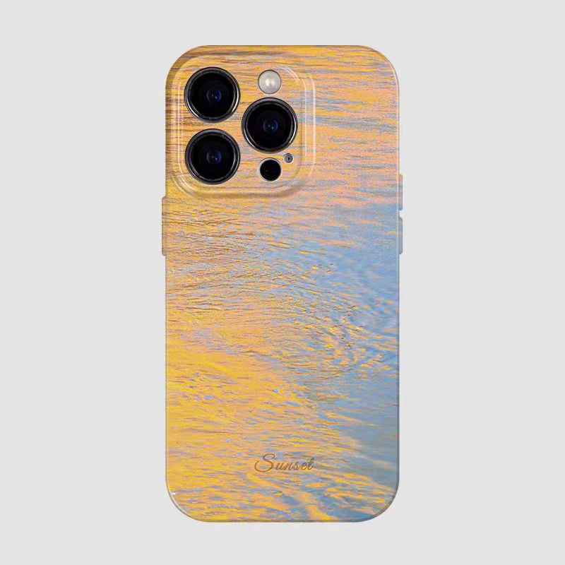 Shockproof oil painting style soft Phone Case for iPhone 16/15/14