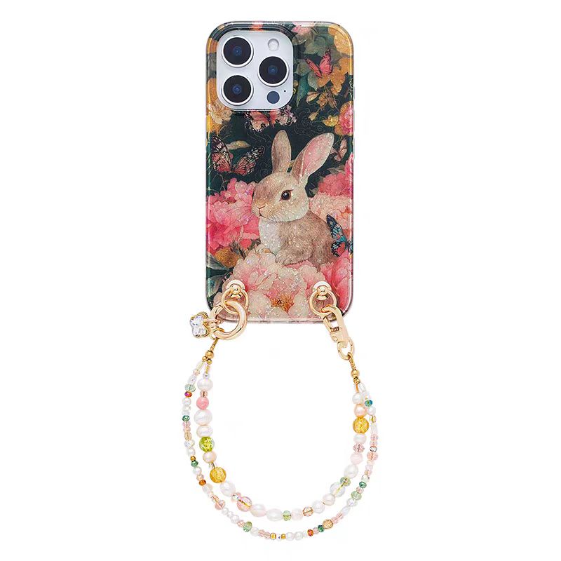 Shockproof Pearl Phone Chain Phone Case for iPhone 16/15/14/13