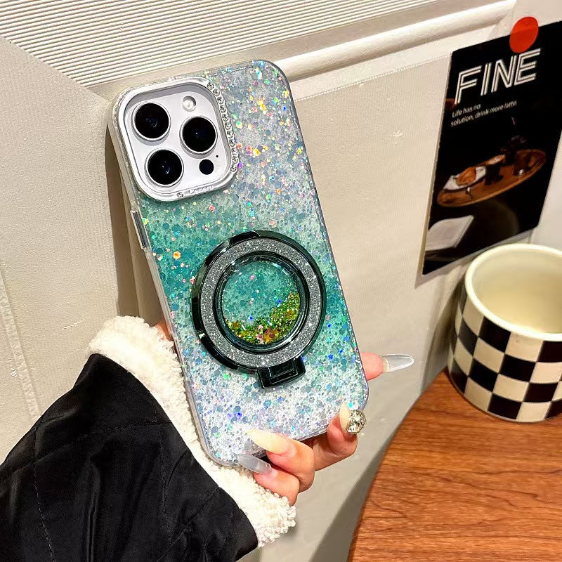 Shockproof Fashion Phone case + bracket for iPhone 16/15/14/13