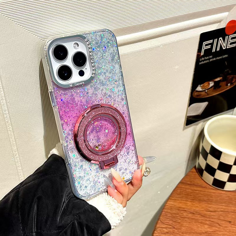 Shockproof Fashion Phone case + bracket for iPhone 16/15/14/13