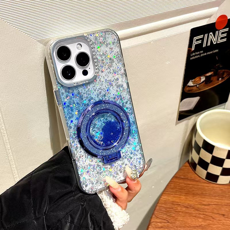 Shockproof Fashion Phone case + bracket for iPhone 16/15/14/13