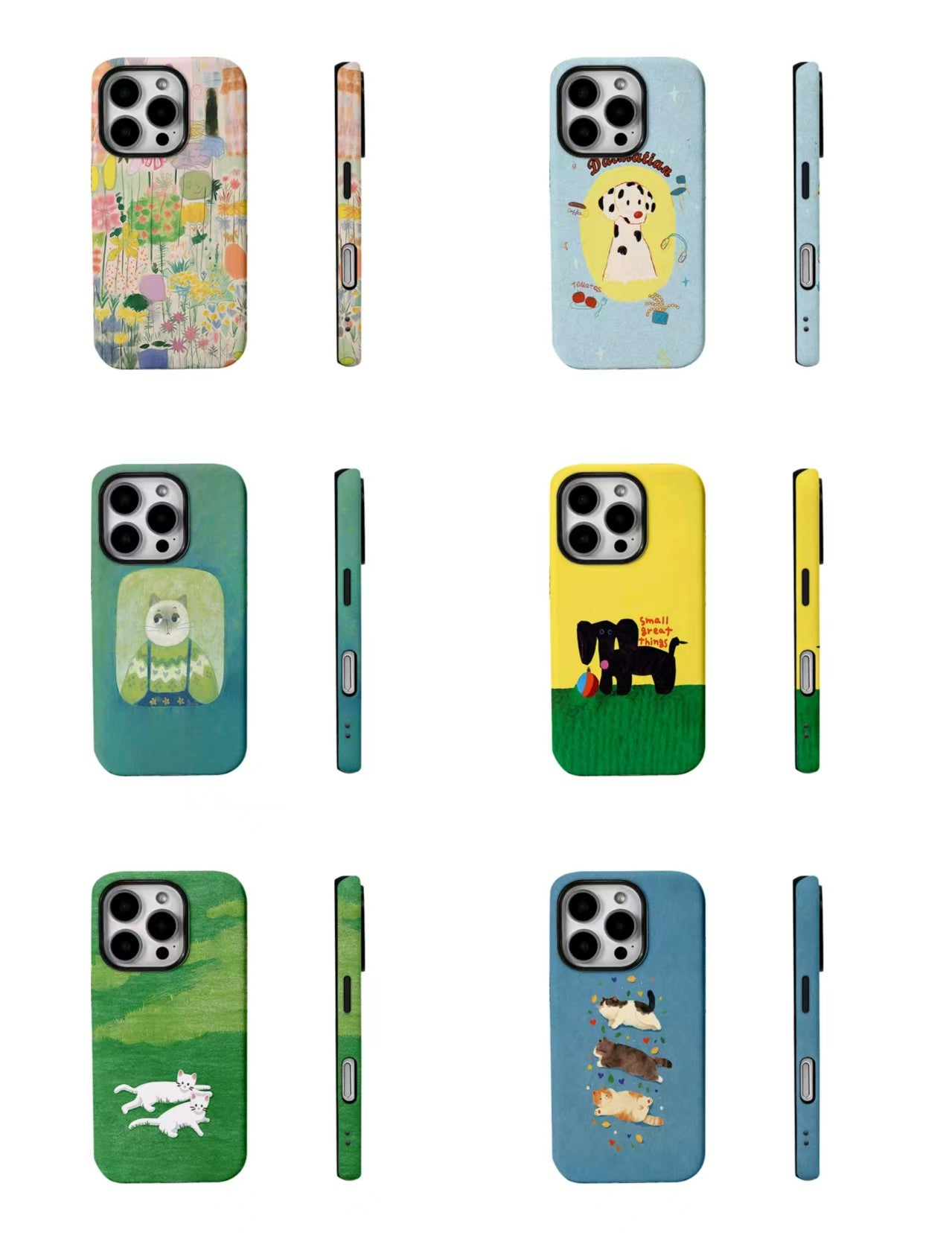 Shockproof Cute Cartoon Phone Case for iPhone 16/15/14