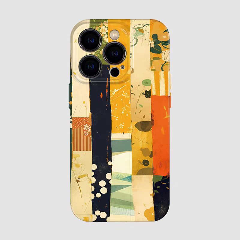 Shockproof Abstract pattern soft Phone Case for iPhone 16/15/14
