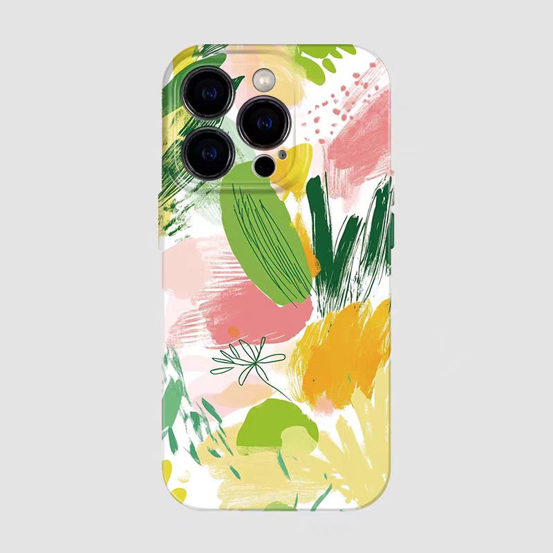 Shockproof Abstract pattern soft Phone Case for iPhone 16/15/14