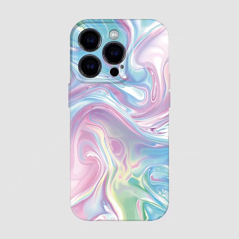 Shockproof Abstract pattern soft Phone Case for iPhone 16/15/14/13