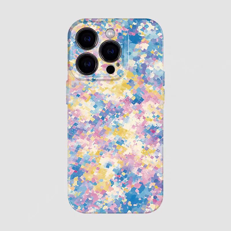 Shockproof Abstract pattern soft Phone Case for iPhone 16/15/14/13