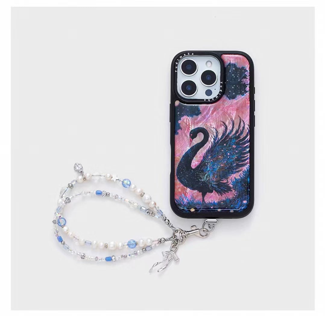 Shockproof Pearl Phone Chain Phone Case for iPhone 16/15/14